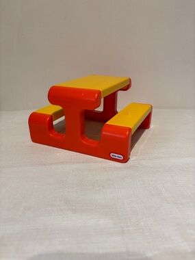 Vintage Little Tikes Dollhouse Picnic Table